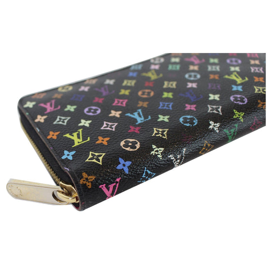 LOUIS VUITTON BLACK MONOGRAM MULTICOLOR WALLET - My Luxury Bargain