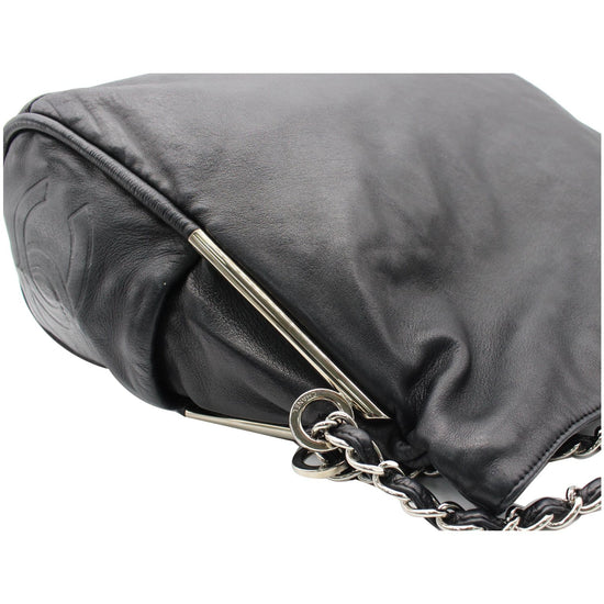 CHANEL Large Ultimate Soft Hobo Black Leather Bag