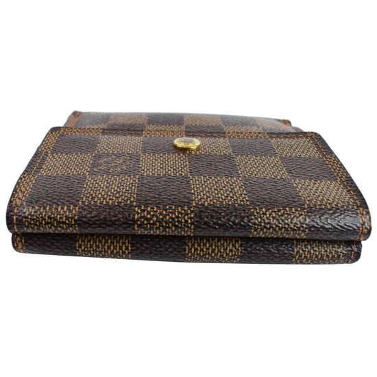 Louis Vuitton Damier Ebene Portefeuille Elise Wallet (SHG-37445) – LuxeDH