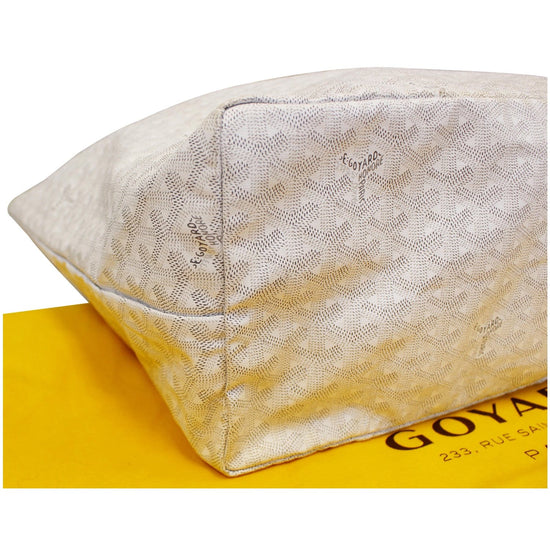 Goyard White Goyardine Coated Canvas St. Louis GM Tote – STYLISHTOP