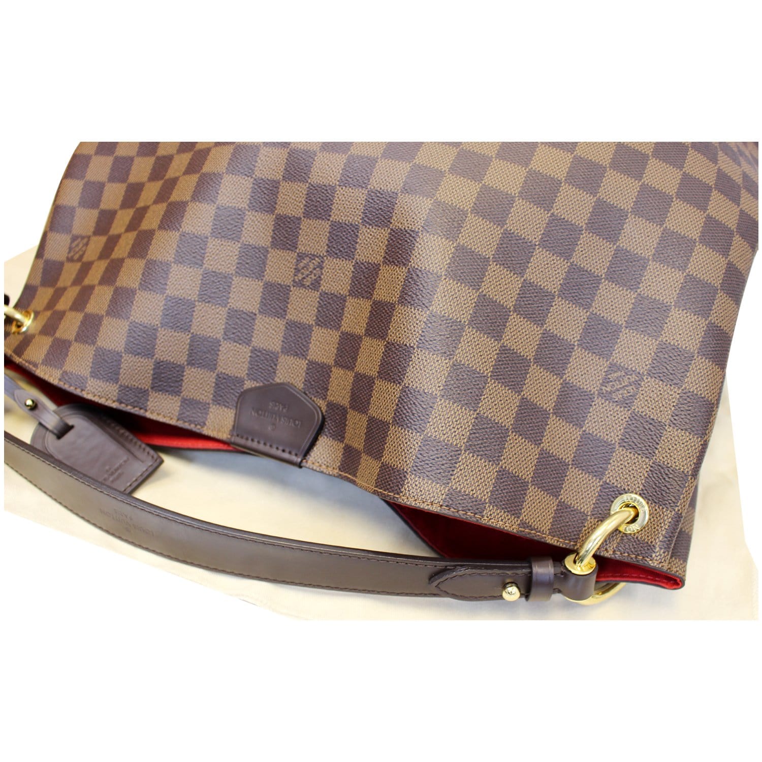 LOUIS VUITTON Graceful MM Damier Ebene Shoulder Bag-US