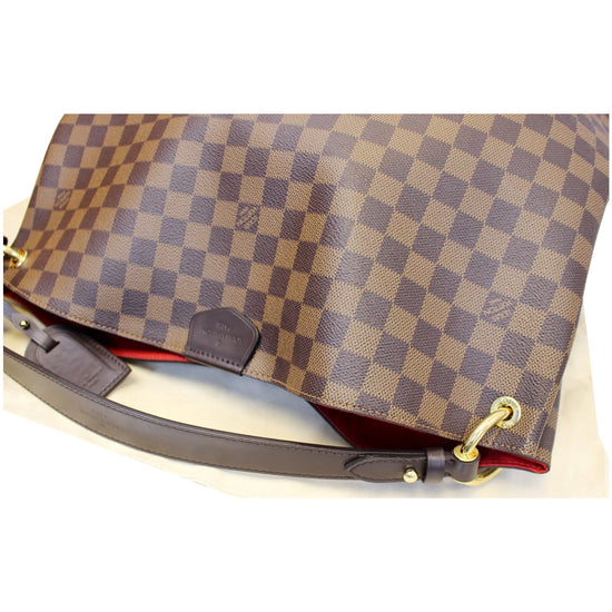 Graceful handbag Louis Vuitton Beige in Synthetic - 35590133