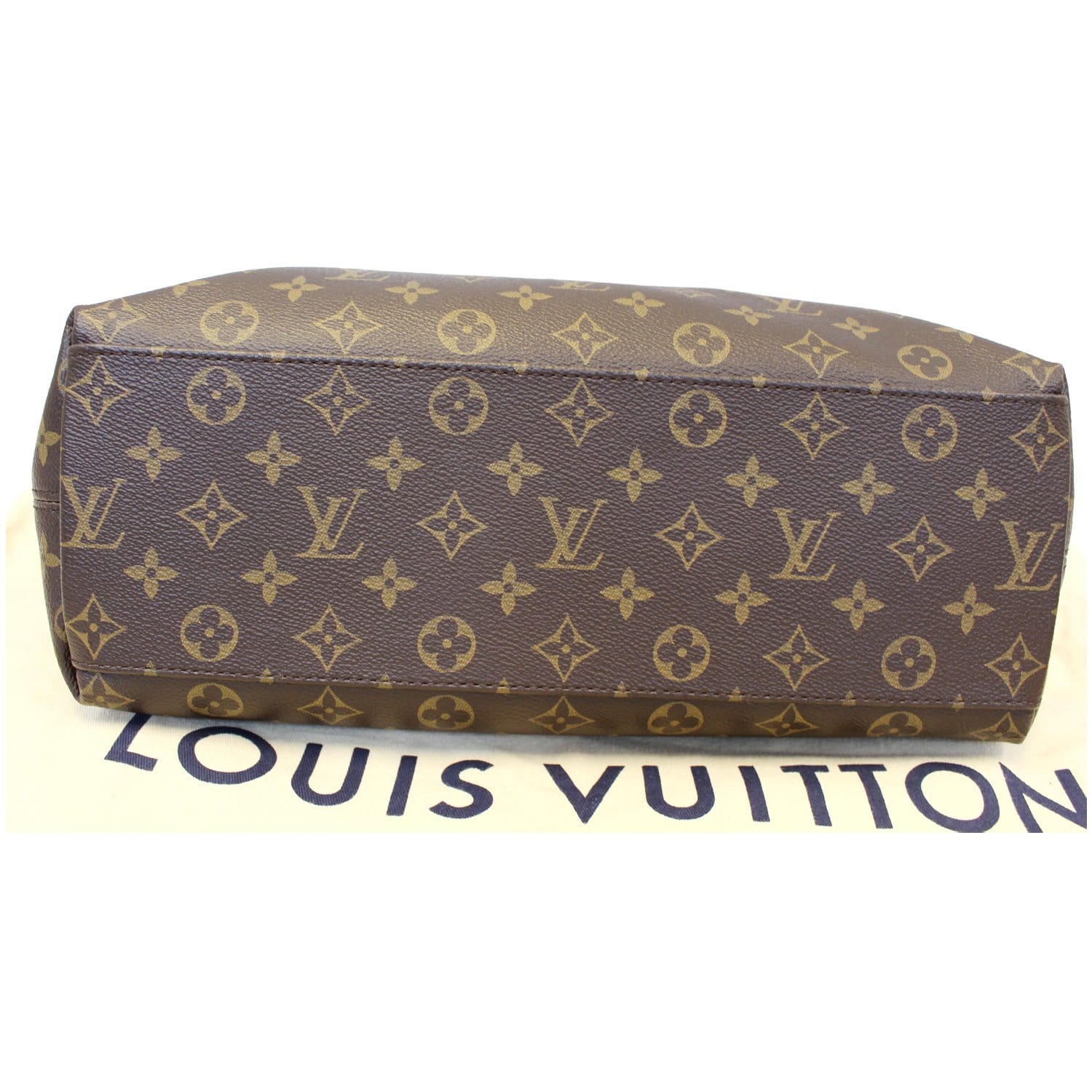 LOUIS VUITTON Tuileries Monogram Canvas Hobo Bag Caramel-US