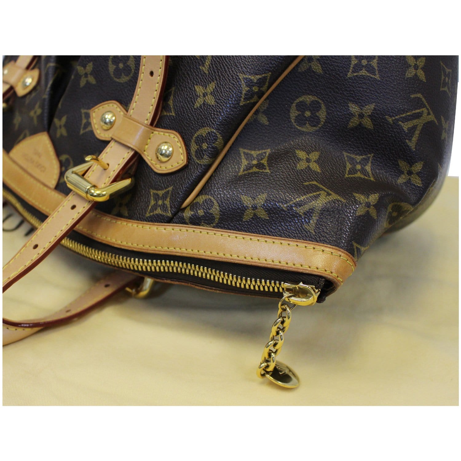 Louis Vuitton Tivoli PM Monogram Shoulder Satchel Bag