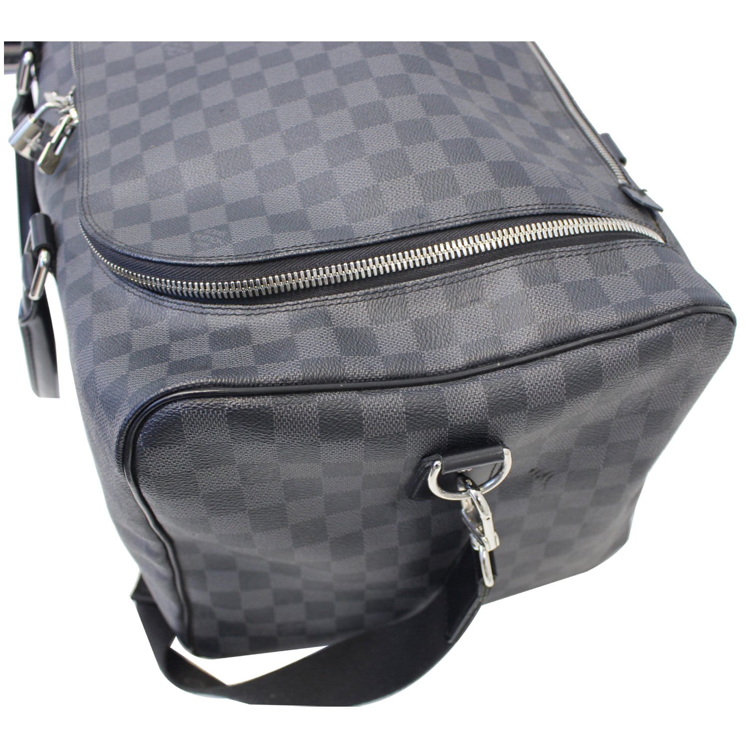 LOUIS VUITTON Roadster Damier Graphite Travel Bag Black-US