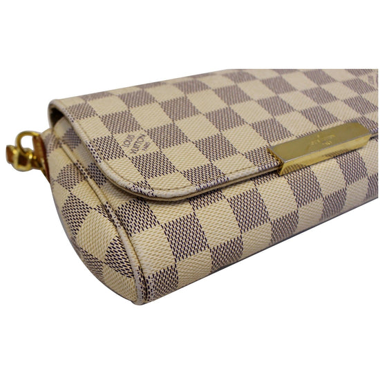 LOUIS VUITTON Damier Azur Favorite PM 122003