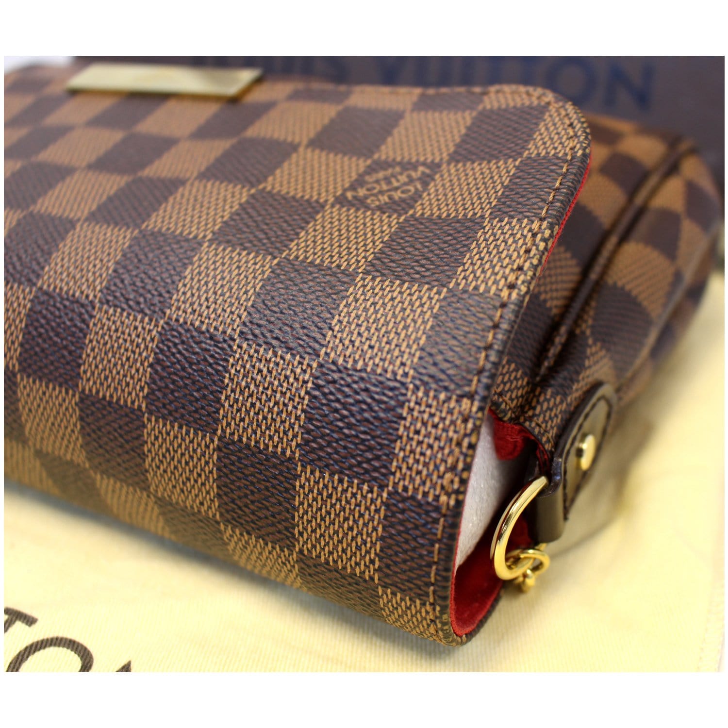 LOUIS VUITTON Favorite MM Damier Ebene Crossbody Bag-US