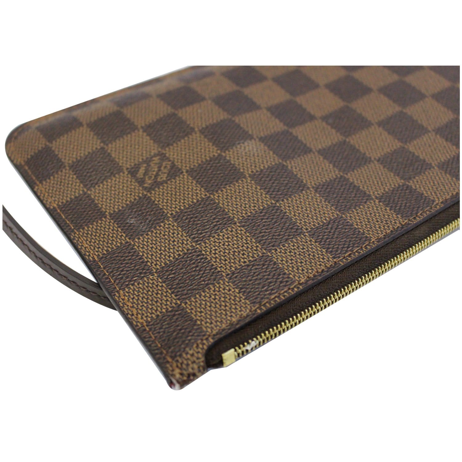 LOUIS VUITTON Pochette Wristlet Pouch Damier Ebene Neverfull MM/GM