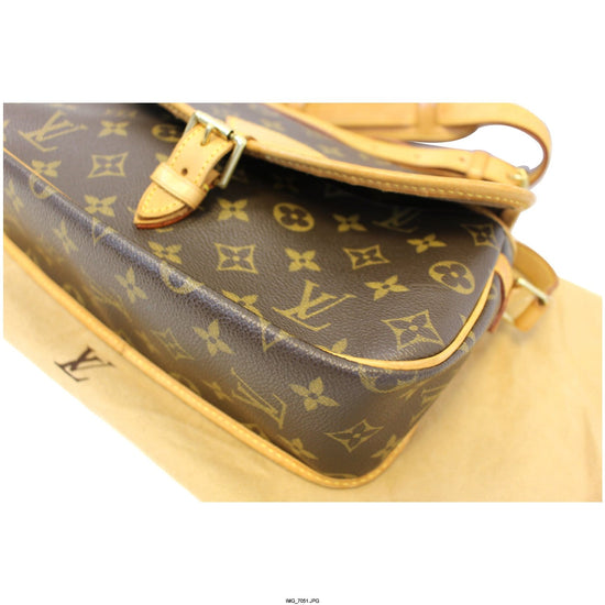 Louis Vuitton - Brown & Tan Classic Monogram Sologne Crossbody Bag –  Current Boutique