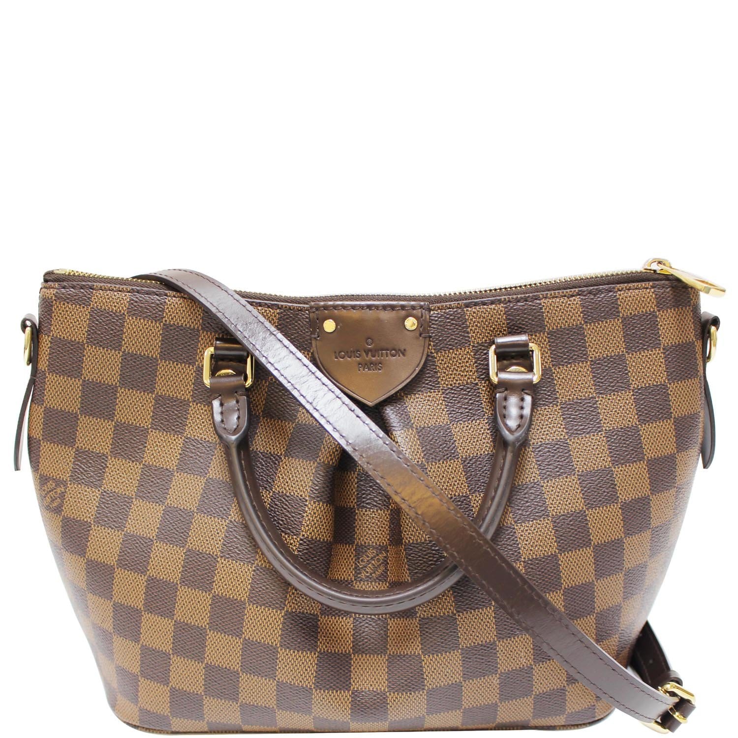 Louis Vuitton Siena Damier Ebene Gm with Strap 2way 14lk1206 Brown Coated  Canvas Shoulder Bag, Louis Vuitton