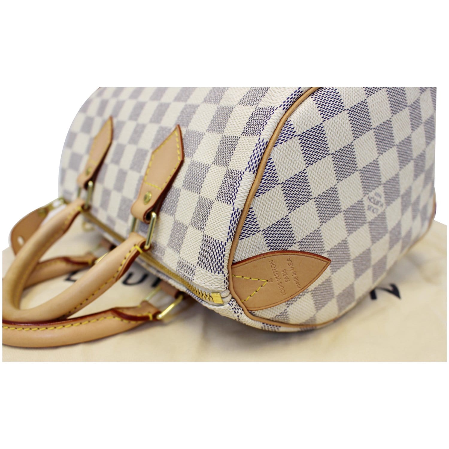 Louis Vuitton Speedy Bandouliere Damier Azur 35 White/Blue - US