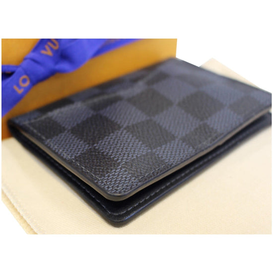 Louis Vuitton Damier Cobalt Coated Canvas Pocket Organizer - Black