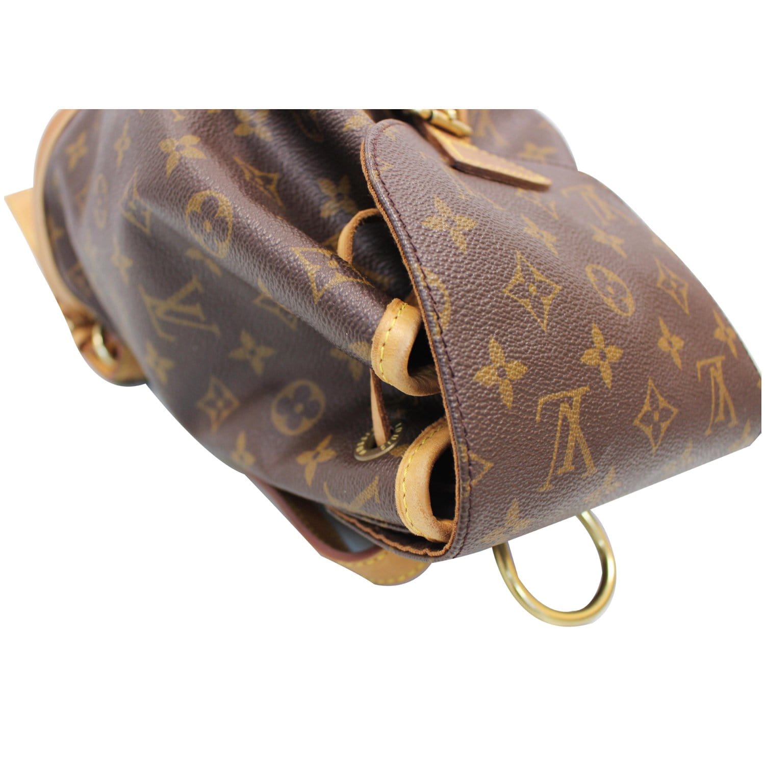 LOUIS VUITTON Montsouris PM Monogram Canvas Backpack Brown