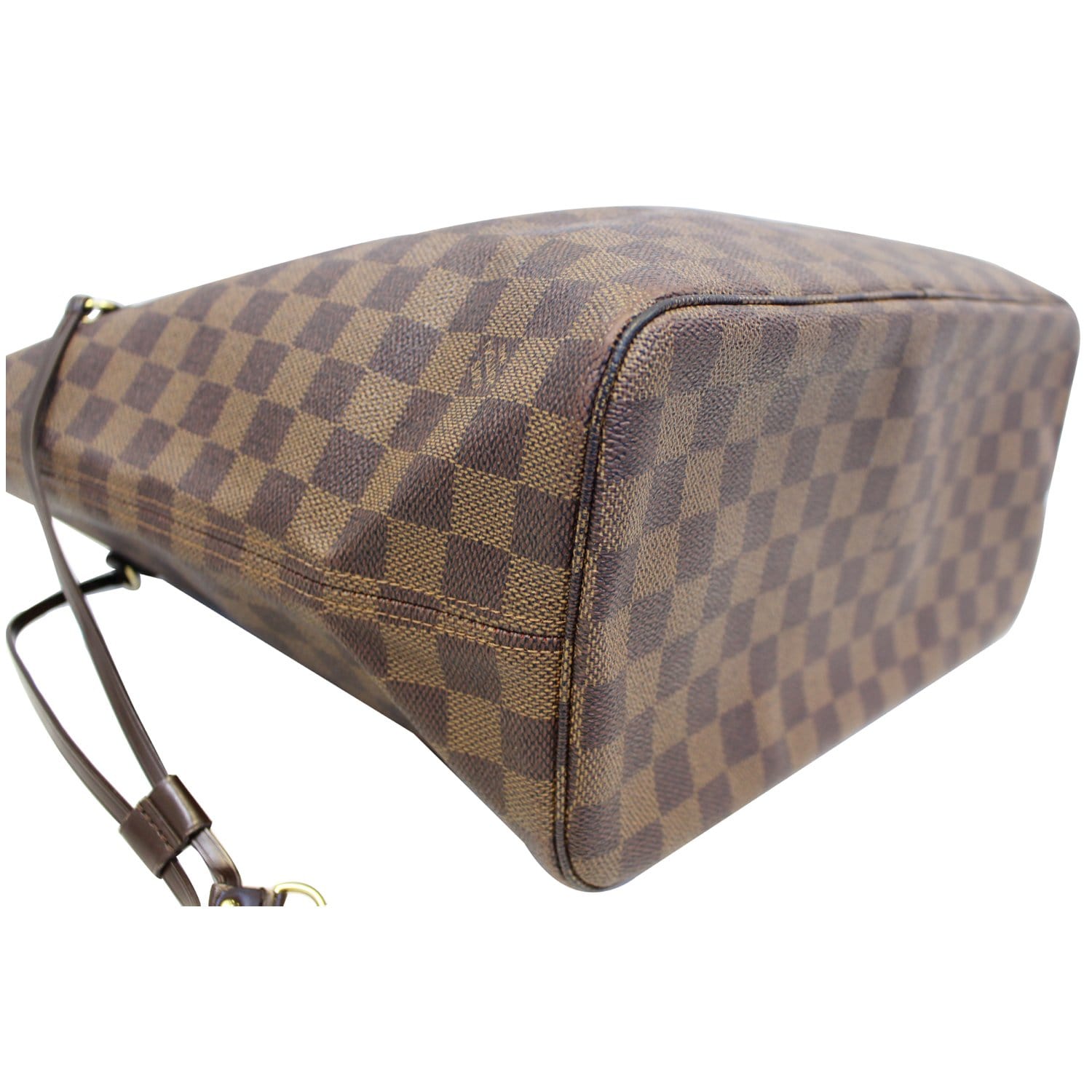 LOUIS VUITTON Neverfull MM Damier Ebene Tote Shoulder Bag-US