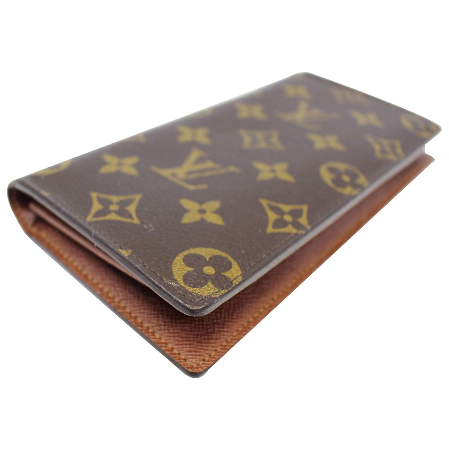 LOUIS VUITTON Brazza Monogram Canvas Wallet Brown-US