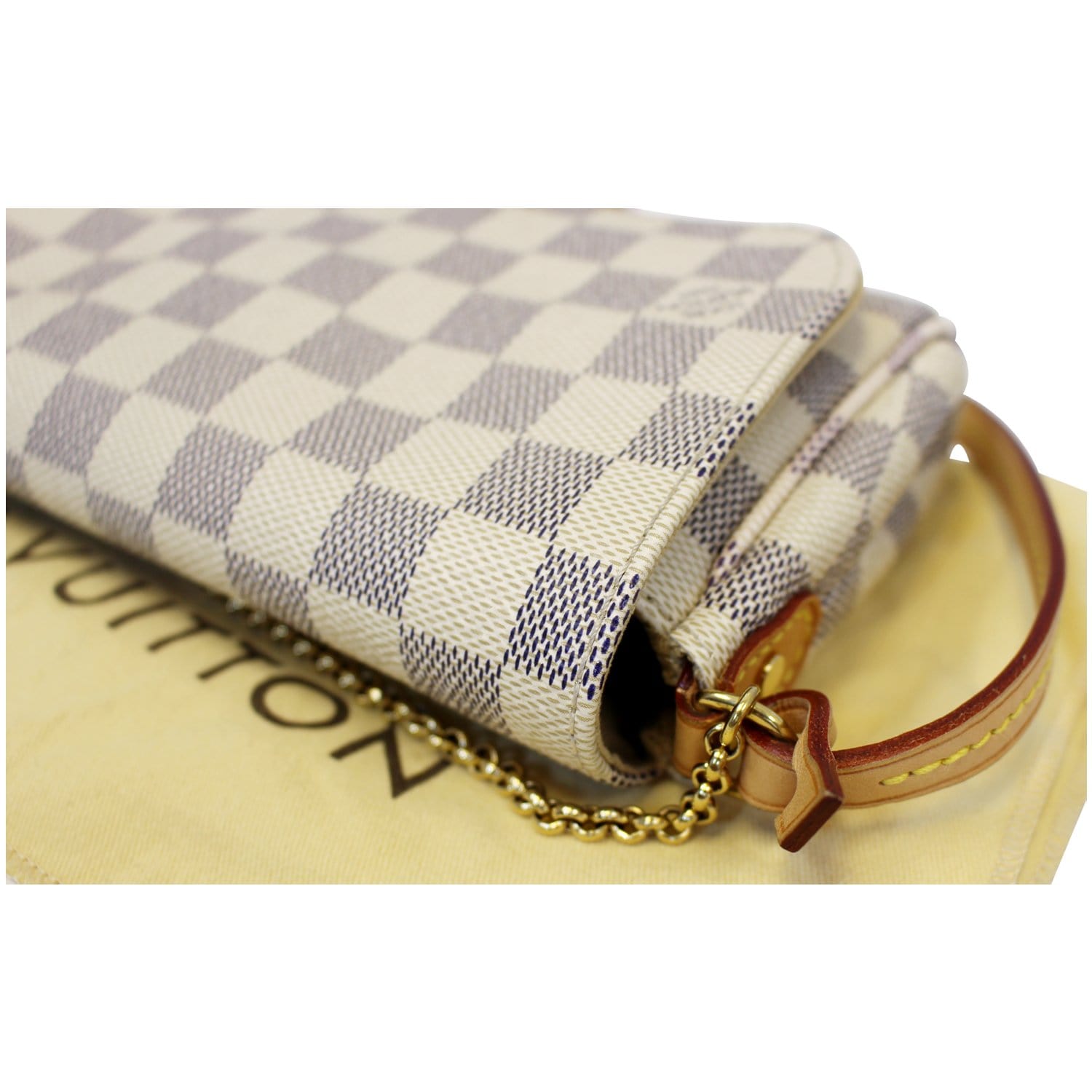 Louis Vuitton Favorite Damier Ebene MM Red Lining - US