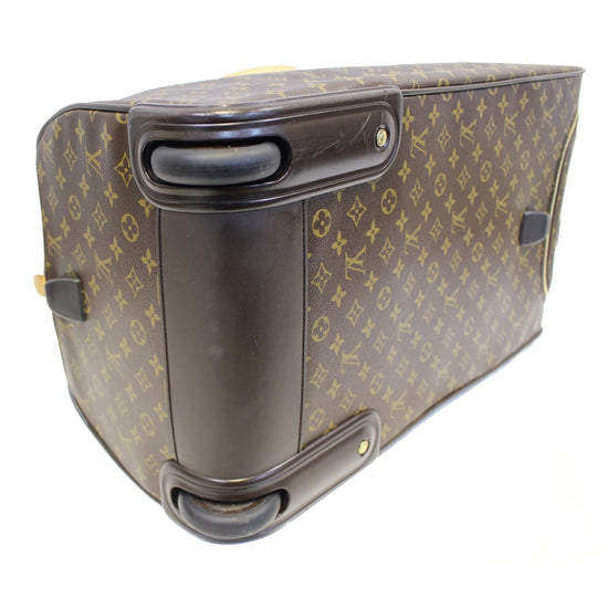 LOUIS VUITTON Eole 60 Monogram Canvas Rolling Luggage Bag Brown-US