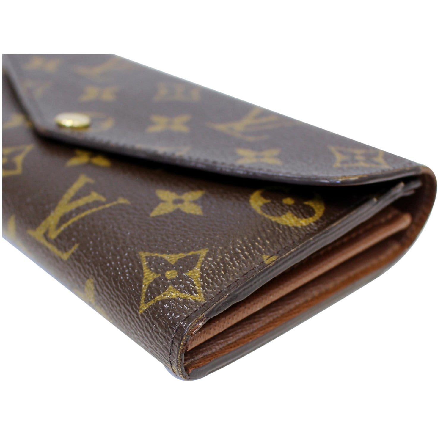 Sarah Wallet in Monogram - Women's Snap Wallet