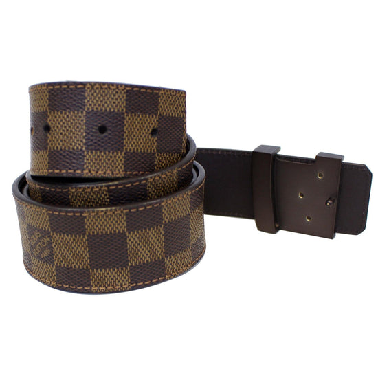 LV Initiales Reversible Damier Azur/Leather Belt Size 110/44 – Keeks  Designer Handbags