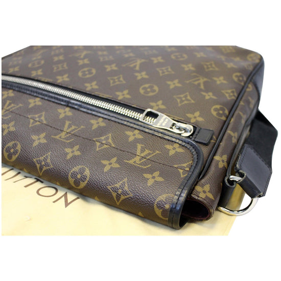 LOUIS VUITTON Bass GM Monogram Macassar Canvas Messenger