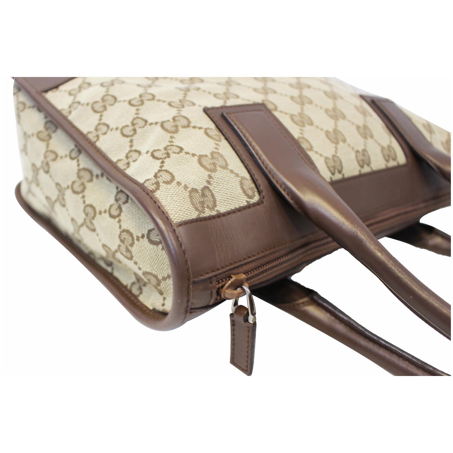 Gucci Tote Bag GG Supreme Canvas Brown - Gucci Handbags