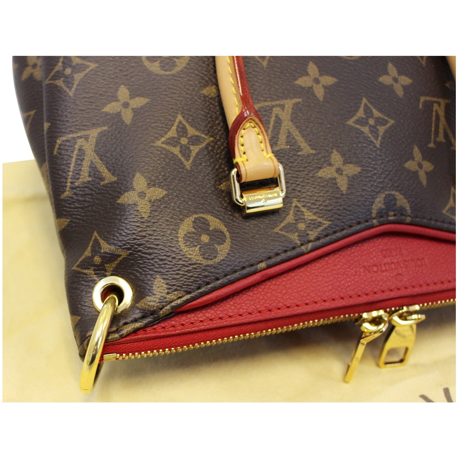 LOUIS VUITTON Nano Pallas Monogram Canvas Shoulder Crossbody Bag-US