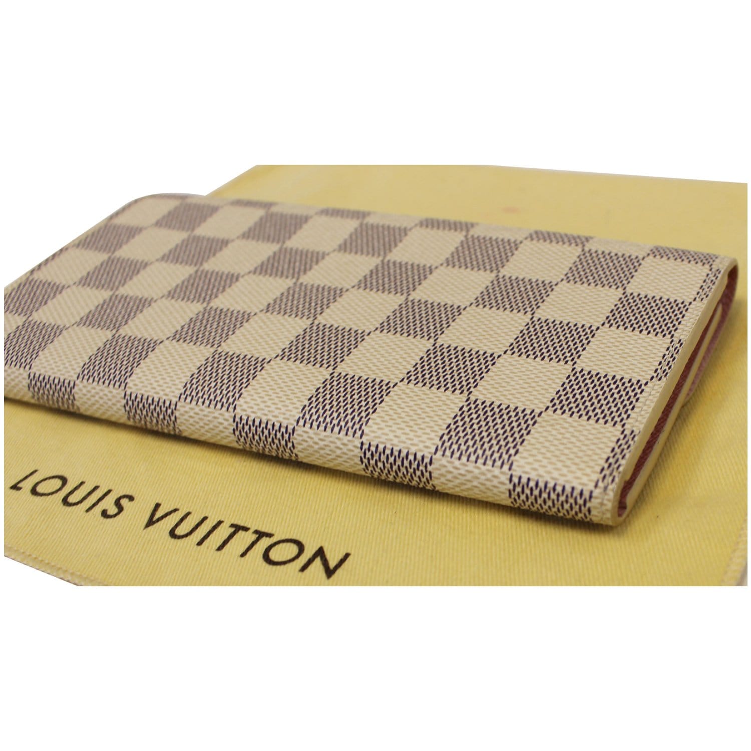 LOUIS VUITTON Emilie Damier Azur Wallet Rose Ballerine-US