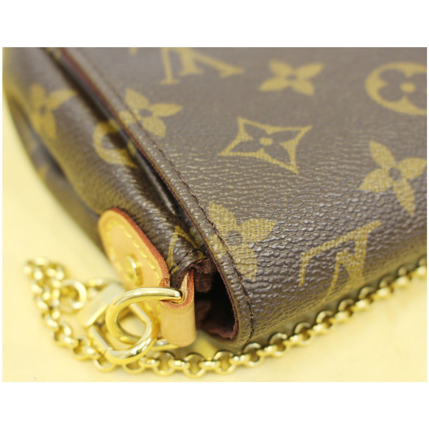 LOUIS VUITTON Favorite PM Monogram Canvas Crossbody Bag Brown-US