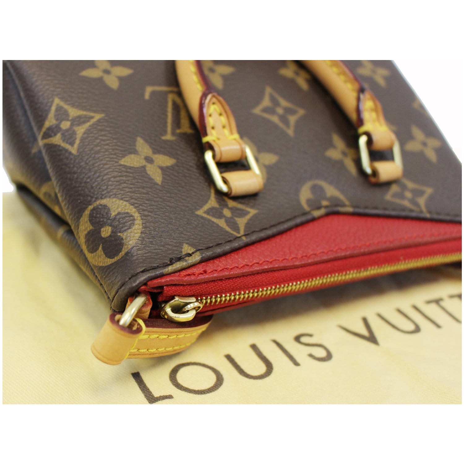 LOUIS VUITTON Nano Pallas Monogram Canvas Shoulder Crossbody Bag Brown-US