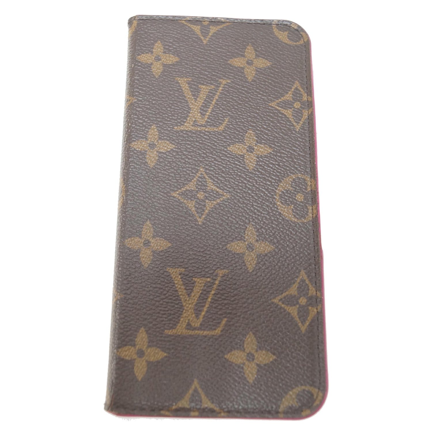 VUITTON IPhone Plus Folio Monogram Phone Brown-US