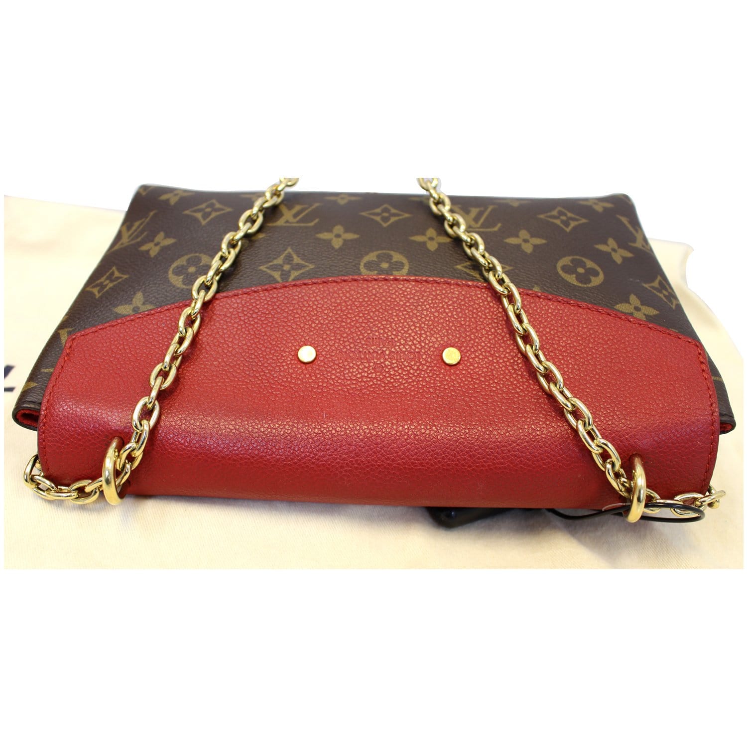 Louis Vuitton Saint Placide Monogram Canvas Python Bag