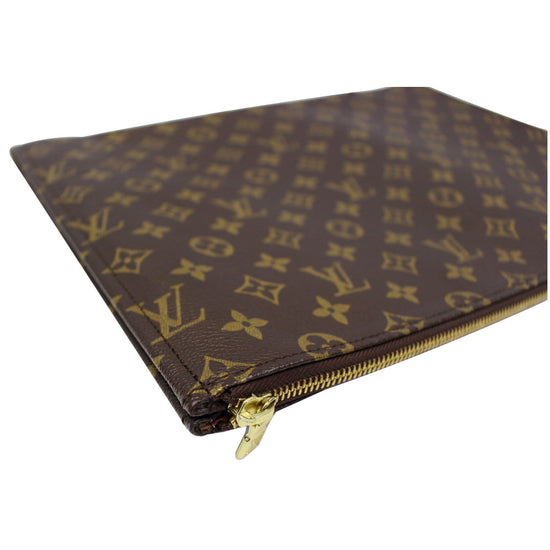 Louis Vuitton pre-owned braided Oxford shoes, Brown Louis Vuitton Monogram  Poche Documents Portfolio Business Bag