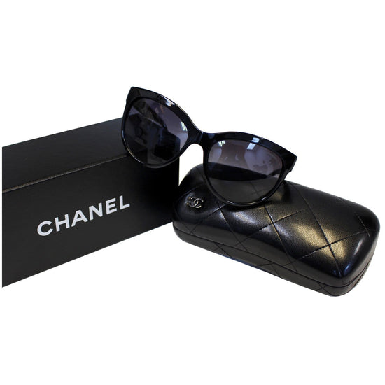 CHANEL Pearl Butterfly Sunglasses Black 6040-H-US