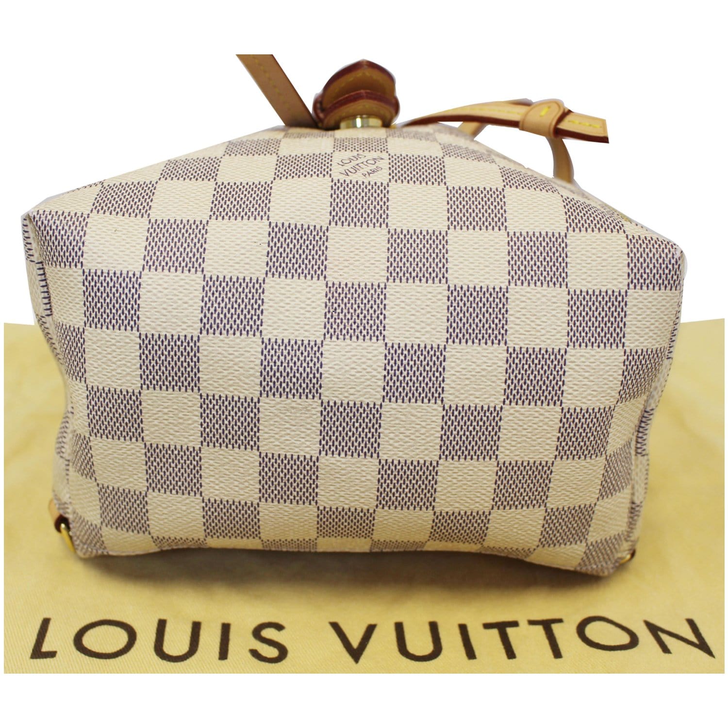 LOUIS VUITTON Sperone BB Damier Azur Backpack Bag White-US