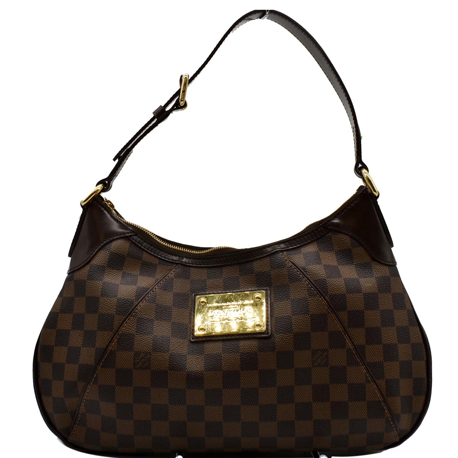 Louis Vuitton 2008 pre-owned Damier Ebène Thames GM Shoulder Bag - Farfetch