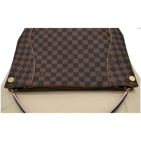 Louis Vuitton Monogram Canvas Caissa Hobo Damier in Brown with red Trim -  Luxury In Reach