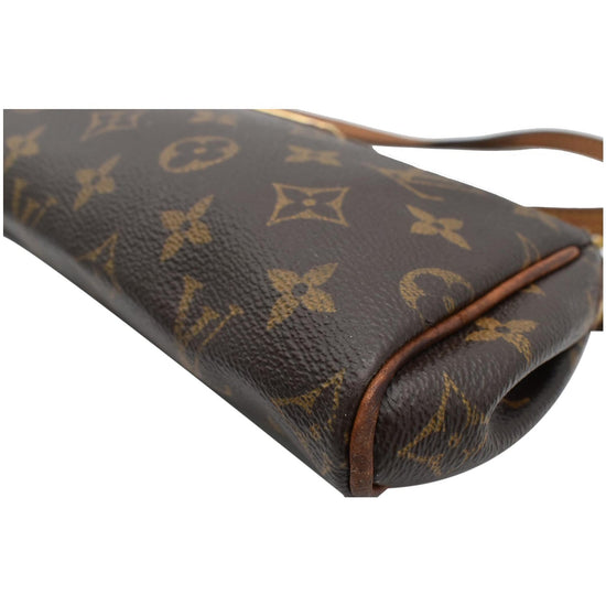 Eva leather handbag Louis Vuitton Brown in Leather - 28826924