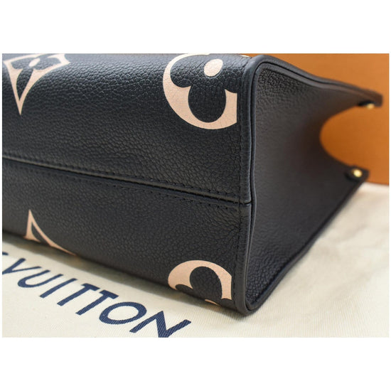 M45495 Louis Vuitton Medium Bicolor Monogram OnTheGo MM-Black/Beige