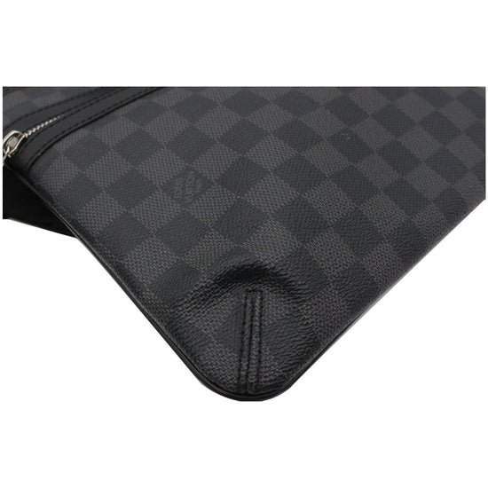 LOUIS VUITTON Thomas Damier Graphite Canvas Crossbody Messenger Bag Bl