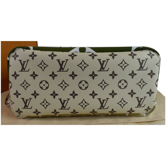 Louis Vuitton Monogram Olive Green Coated Canvas 2 Panels of 64cm