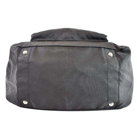 PRADA Tessuto Nylon Vela Diaper Bag Black 1295236