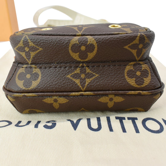 Louis Vuitton Utility Phone Sleeve Monogram in Coated Canvas with Gold-tone  - US
