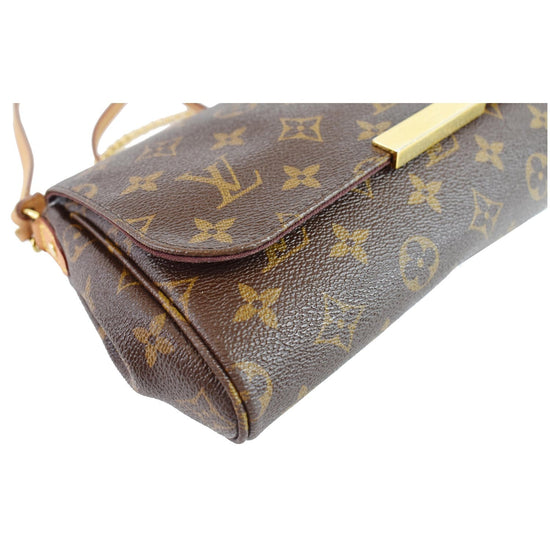 Favorite crossbody bag Louis Vuitton Brown in Plastic - 35781087