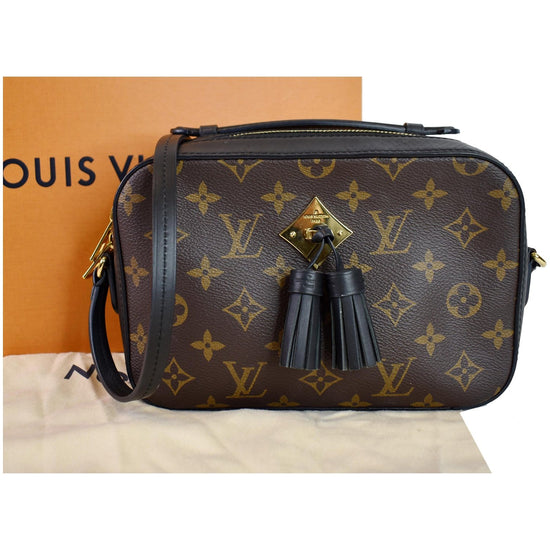 Louis Vuitton Saintonge Monogram Black Coated Canvas Cross Body Bag -  MyDesignerly