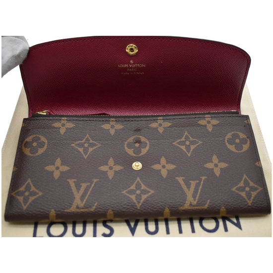 Louis Vuitton Monogram Canvas & Fuchsia Emilie Wallet, myGemma, CH