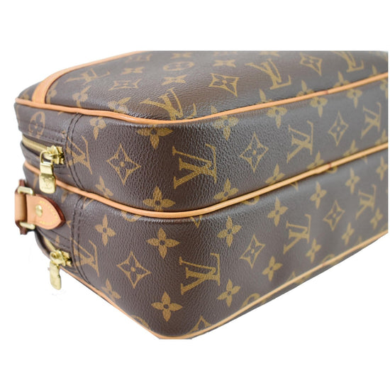 Brown Louis Vuitton Monogram Reporter PM Crossbody Bag – Designer