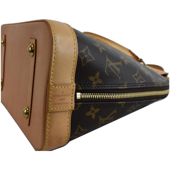 Louis Vuitton Monogram Shiny Alma PM Handbag Shoulder Bag M50480 Brown in  2023