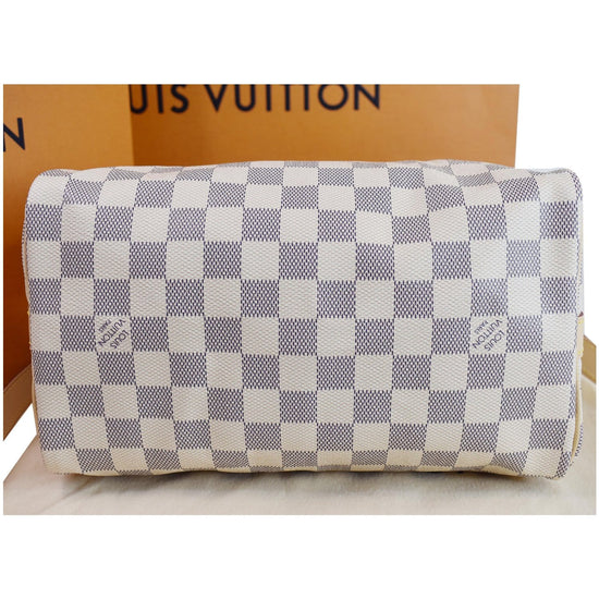 LOUIS VUITTON Damier Azur Handbag Speedy Bandouliere 25 N41374 /350520
