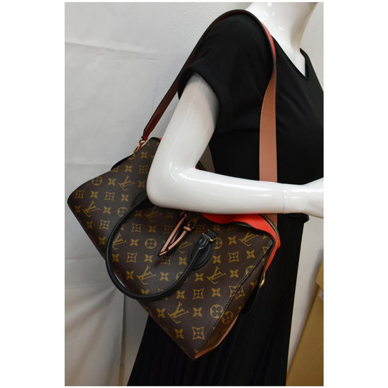 Louis Vuitton, Bags, Louis Vuitton Tuileries Blackred Monogram Shoulder  Handbag