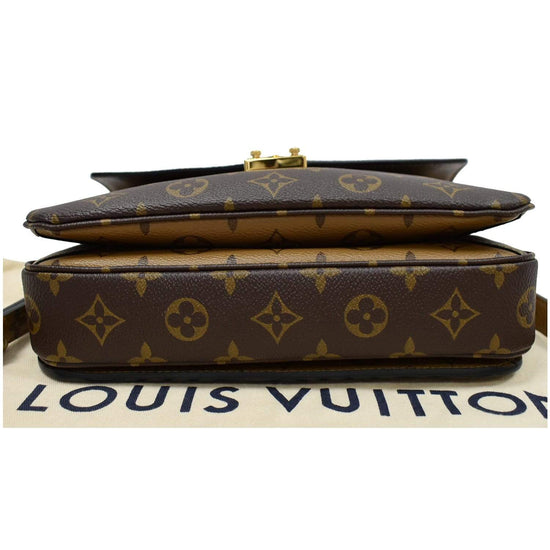 Louis Vuitton Brown Reverse Monogram Coated Canvas Pochette Métis